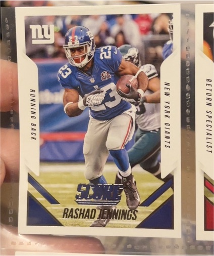 2017 Score #68 Rashad Jennings — front