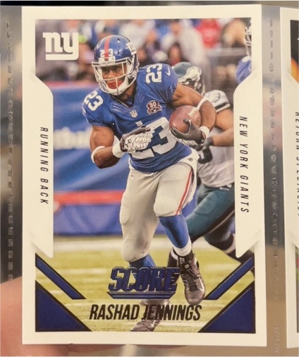 2015 Score #298 Rashad Jennings — front