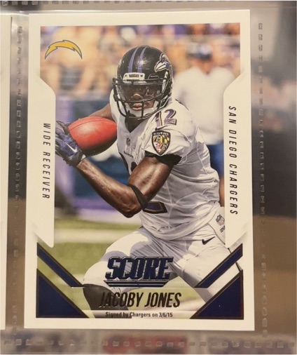 2015 Score #311 Jacoby Jones — front