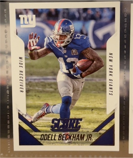 2015 Panini Score #308 Odell Beckham Jr. — front