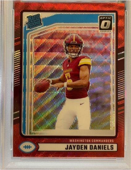 2024 Panini Donruss Optic #389 Jayden Daniels — front