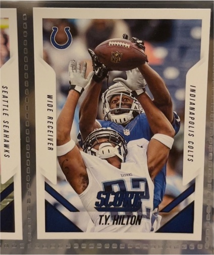 2015 Panini Score #324 T.Y. Hilton — front