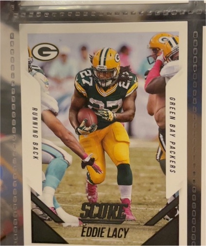 2015 Score #322 Eddie Lacy — front