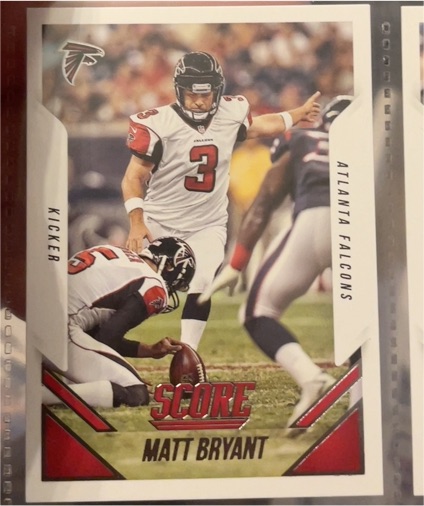 2015 Score #319 Matt Bryant — front