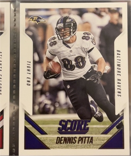 2015 Panini Score #320 Dennis Pitta — front