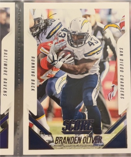 2015 Score #321 Branden Oliver — front