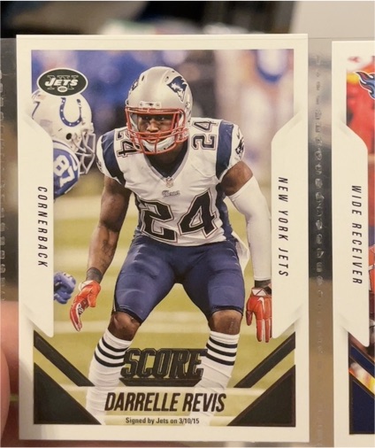 2015 Score #316 Darrelle Revis — front