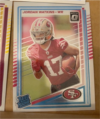2025 Donruss Optic #356 Jordan Watkins — front