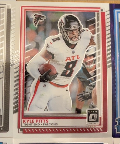 2025 Panini Donruss Optic #90 Kyle Pitts — front