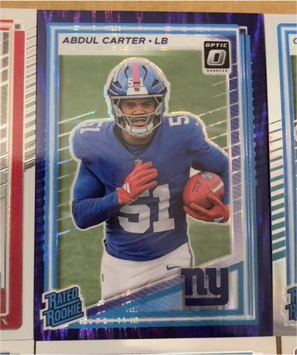 2025 Panini Donruss Optic #315 Abdul Carter — front