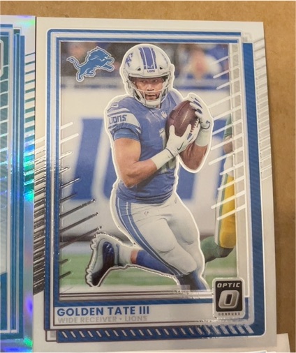 2025 Panini Donruss Optic #124 Golden Tate III — front