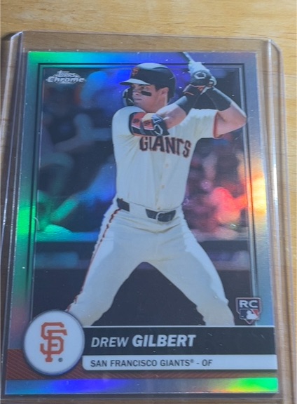 2026 Topps Series 1 Flagship Chrome #69 Drew Gilbert — front