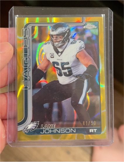 2025 Topps Chrome #246 Lane Johnson — front