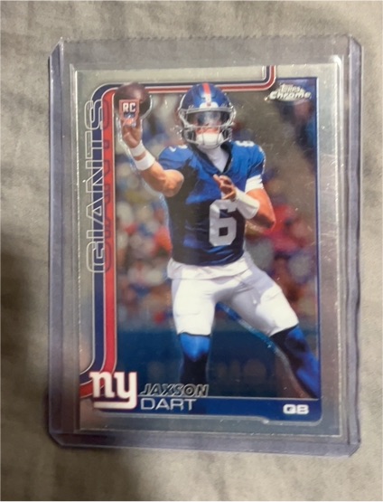 2025 Topps Chrome #306 Jaxson Dart — front