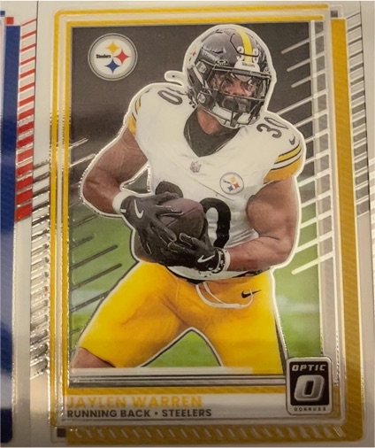 2025 Donruss Optic #140 Jaylen Warren — front