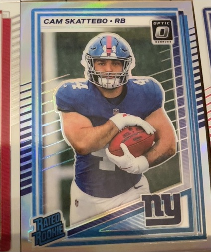 2025 Donruss Optic #228 Cam Skattebo — front