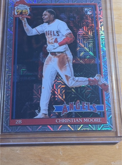 2026 Topps Series 1 Chrome #91C-59 Christian Moore — front