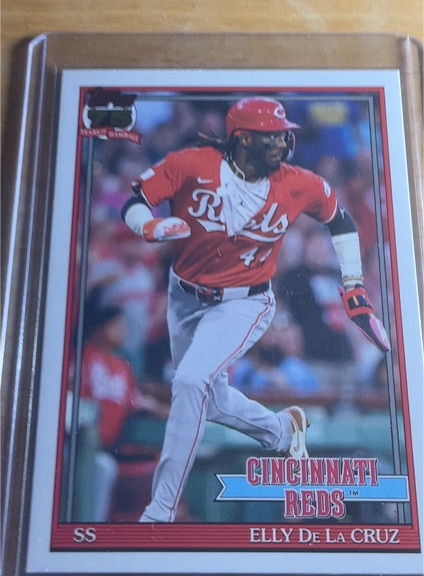 2026 Topps Series 1 1991 #T91-22 Elly De La Cruz — front