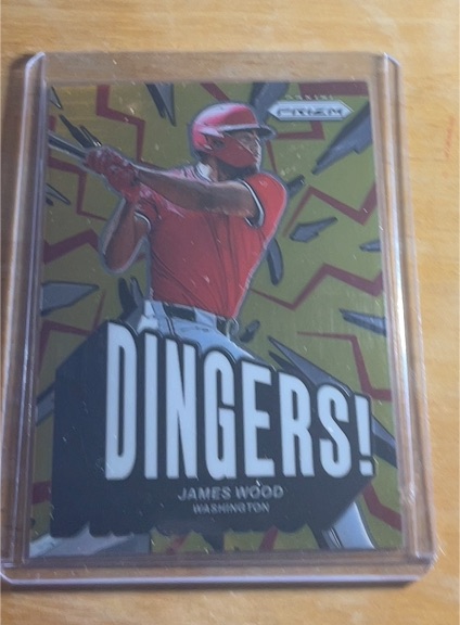 2025 Panini Prizm #10 Dingers Insert James Wood — front