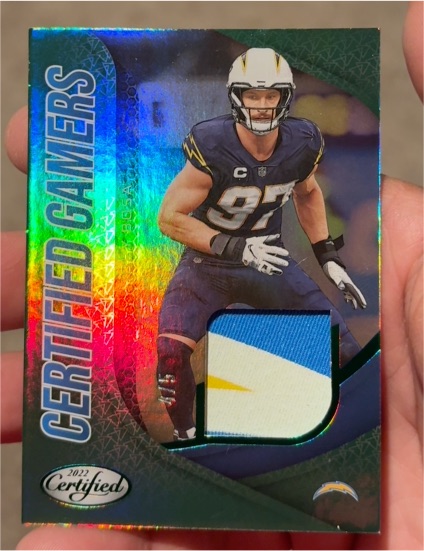 2022 Panini Certified Certified Gamers #CG-JB Joey Bosa — front