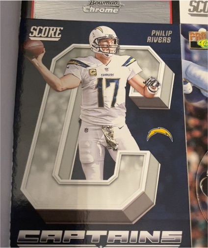 2018 Panini Score #13 Philip Rivers Captains — front