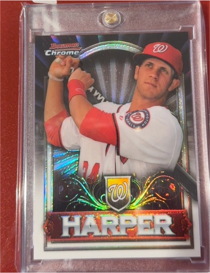 2011 Bowman Chrome #BCE1 Bryce Harper — front