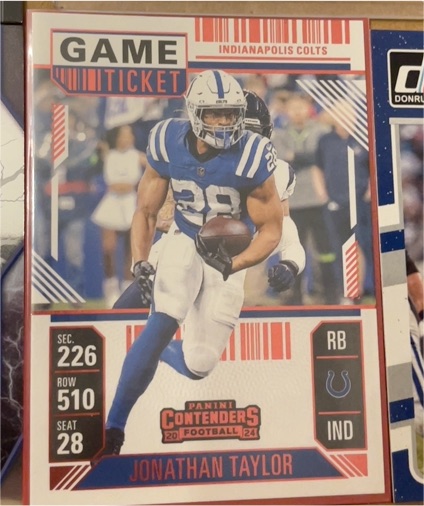 2024 Panini Contenders #43 Jonathan Taylor — front