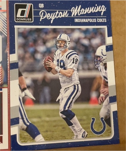 2016 Donruss #132 Peyton Manning Indianapolis Colts — front