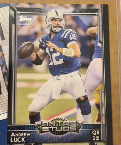2015 Topps Fantasy Studs #321 Andrew Luck — front