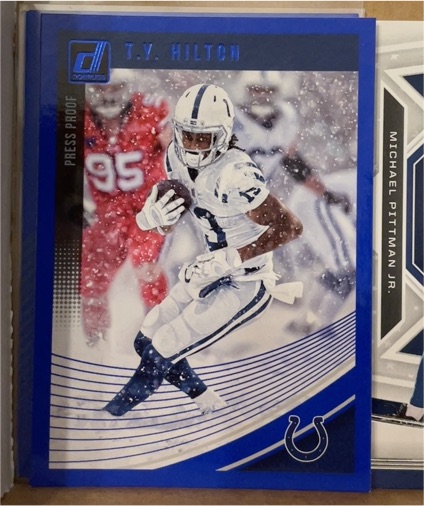 2018 Panini Donruss #123 T.Y. Hilton — front