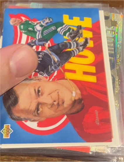 1992-93 Upper Deck Hockey Heroes #27 Gordie Howe — front
