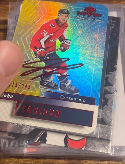 2019-20 Upper Deck MVP Stanley Cup Edition 20th Anniversary #35 John Carlson — front