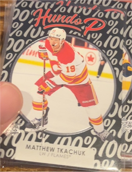 2021-22 Upper Deck Series 1 #HP-25 Matthew Tkachuk — front