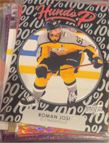 2021-22 Upper Deck Series 1 #HP-22 Roman Josi — front