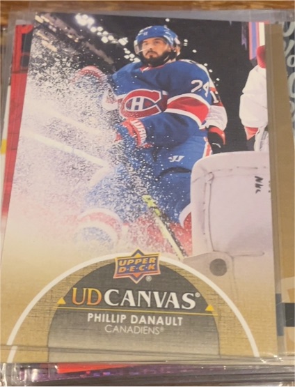 2021-22 Upper Deck Series 1 UD Canvas #C43 Phillip Danault — front