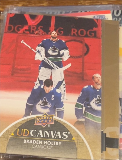 2021-22 Upper Deck Series 1 UD Canvas #C79 Braden Holtby — front
