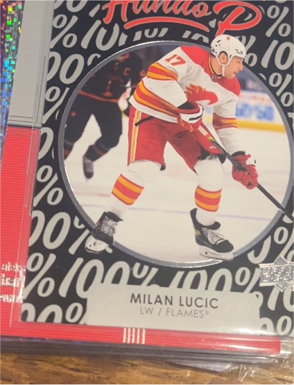 2021-22 Upper Deck Series 1 #HP-7 Milan Lucic — front