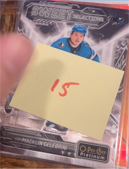 2024-25 O-Pee-Chee Platinum #SS-11 Macklin Celebrini — front
