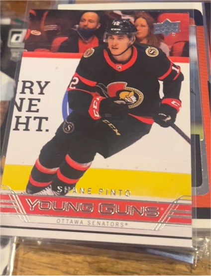 2021-22 Upper Deck Young Guns #T-79 Shane Pinto — front