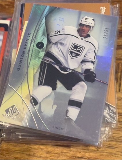 2024-25 Upper Deck SP Game Used #96 Quinton Byfield — front