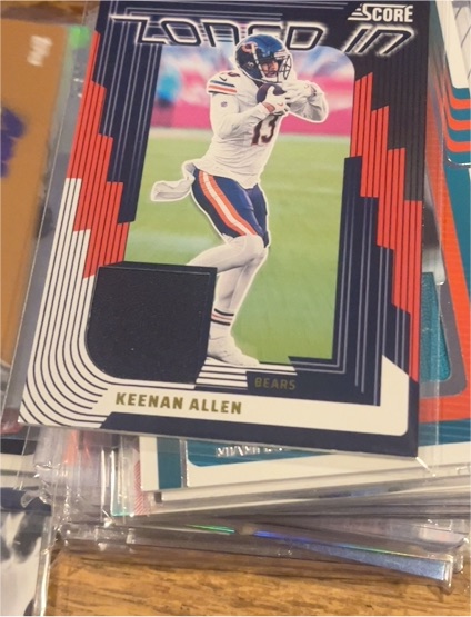 2025 Panini Score Zoned In #ZON-KAN Keenan Allen — front