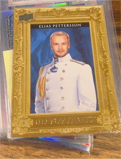 2023-24 Upper Deck #P45 Elias Pettersson UD Portraits — front