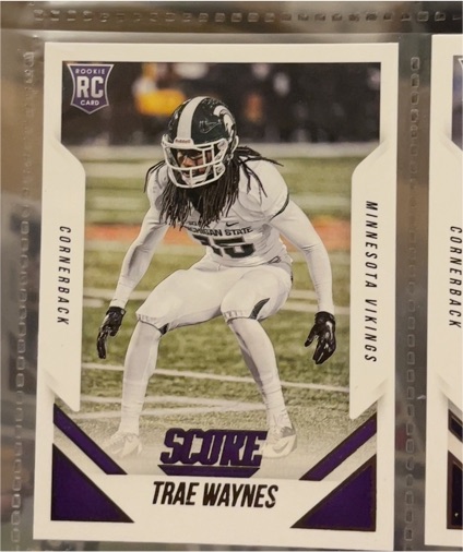 2015 Panini Score #331 Trae Waynes Rookie Card — front