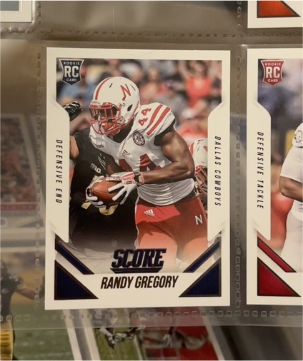 2015 Panini Score #341 Randy Gregory Rookie Card Dallas Cowboys — front