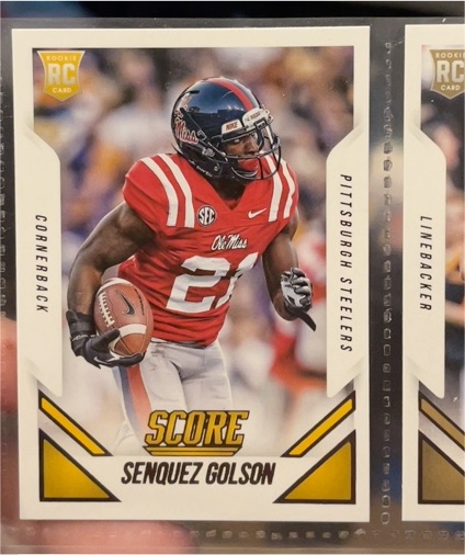 2015 Score #334 Senquez Golson Rookie Card — front