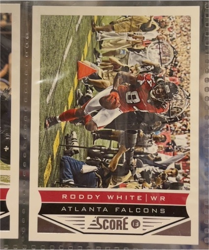 2013 Score #9 Roddy White — front