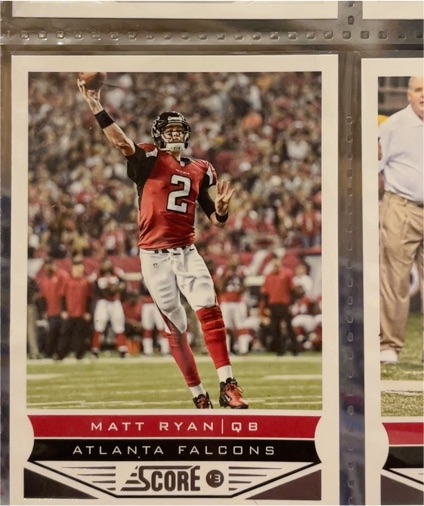 2013 Panini Score #7 Matt Ryan — front