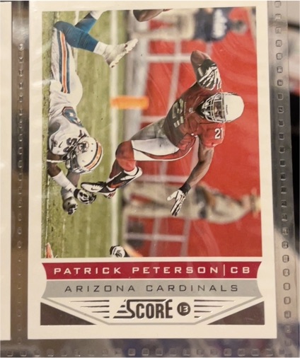 2013 Score #6 Patrick Peterson Arizona Cardinals — front