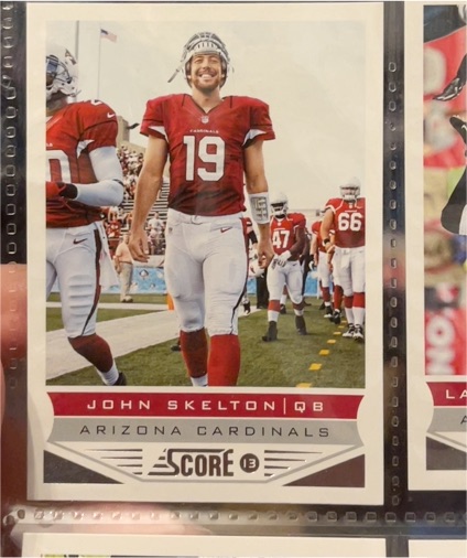 2013 Score #1 John Skelton — front