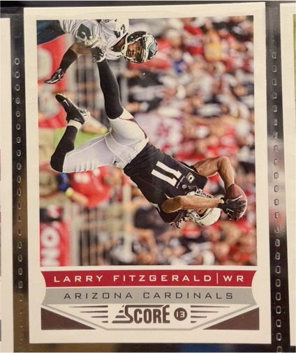 2013 Panini Score #2 Larry Fitzgerald — front